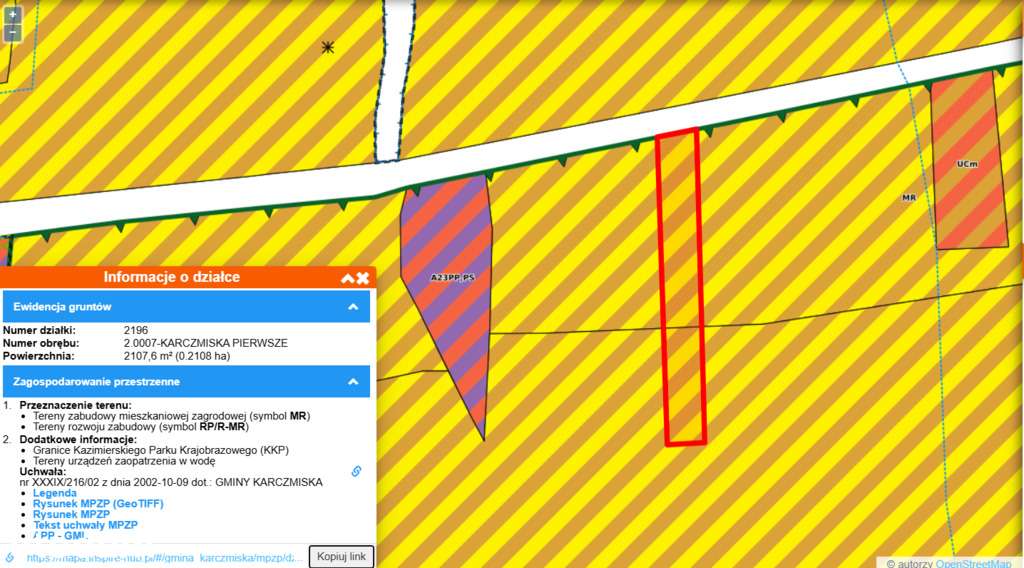 Działka budowlana 2108m2, ul.Pogodna Karczmiska-4