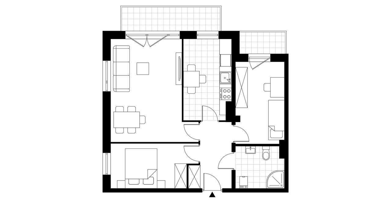 3-pokojowe mieszkanie 59m2 + balkon Bez Prowizji - Pełny obrazek: 3/6
