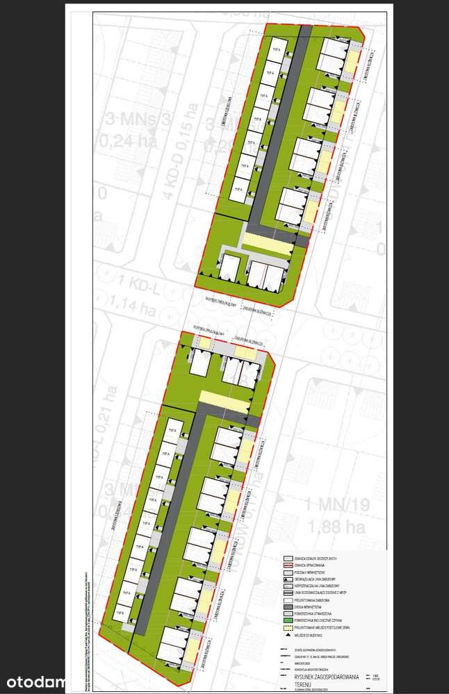 Działka z koncepcją zabudo. PUM 5 645,84 Blizniaki, szeregówki-Tramwaj - Pełny obrazek: 3/8