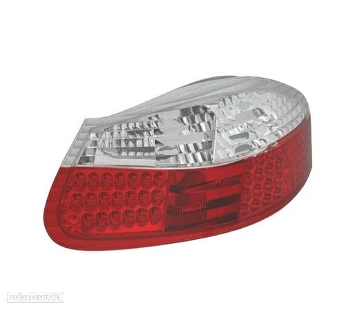 FAROLINS TRASEIROS LED PARA PORSCHE BOXSTER 986 BRANCO VERMELHO - 2