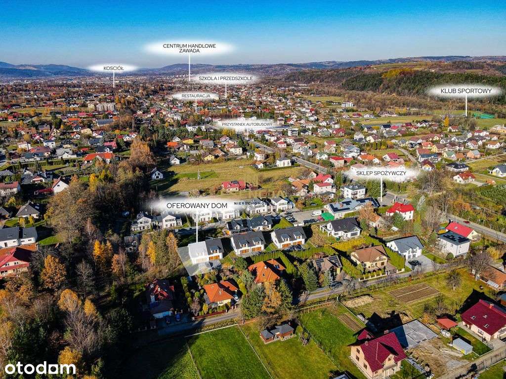 Nowy Sącz, os. Zawada – nowoczesny dom Bliźniak-3