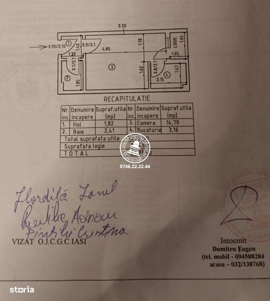 Garsonieră de vânzare – Galata, etaj intermediar-11