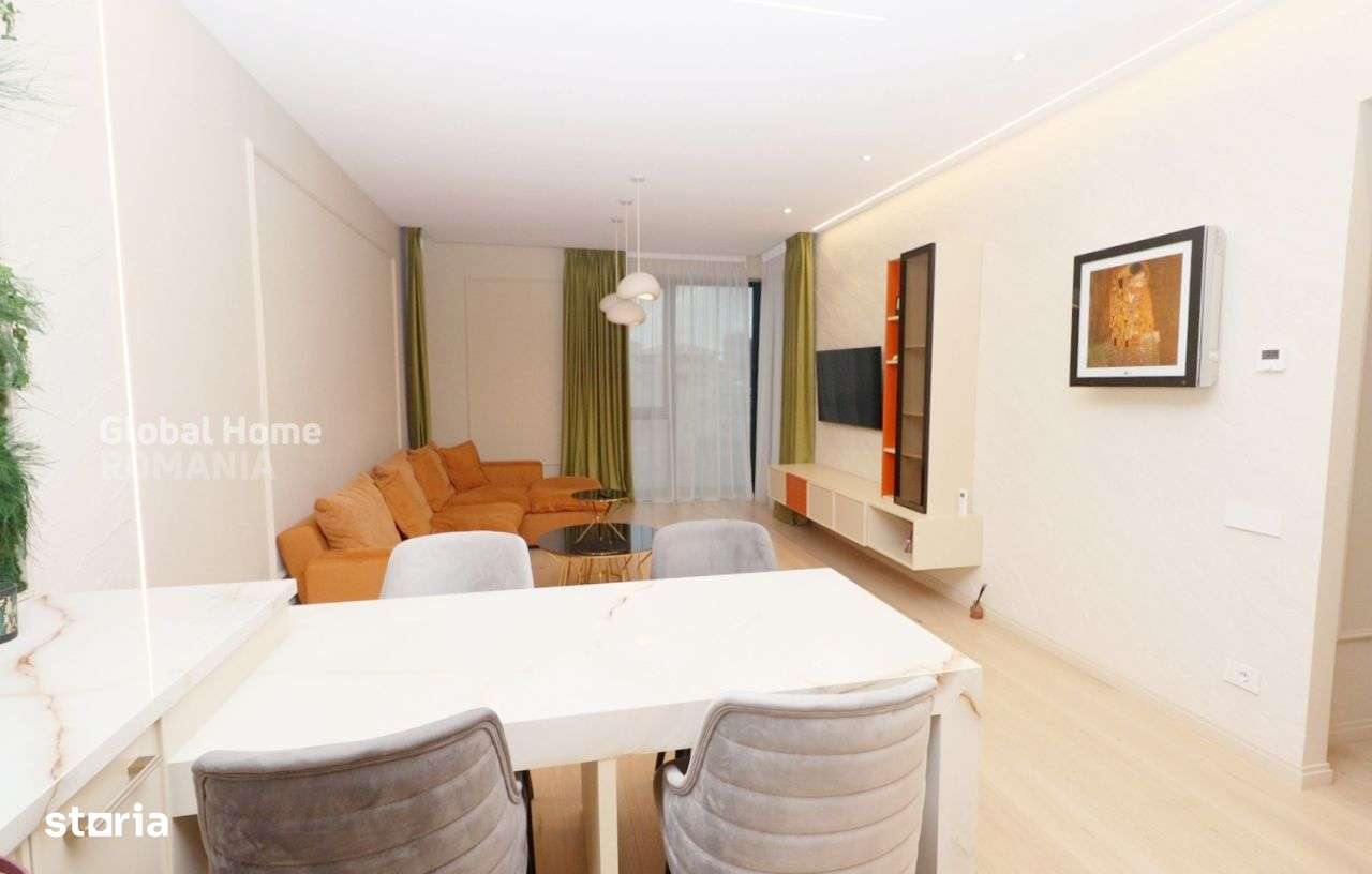 Apartament 3 camere | WIN Herastrau - vedere deschisa catre parc, logie cu acces din toate camerele