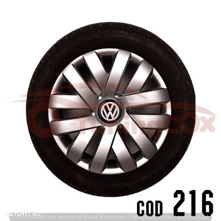 Capace roti VOLKSWAGEN r14  la set de 4 buc ,Capace janata aliaj - 6