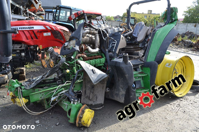 John Deere 6155 M 6170 skrzynia silnik kabina most zwolnica - 1