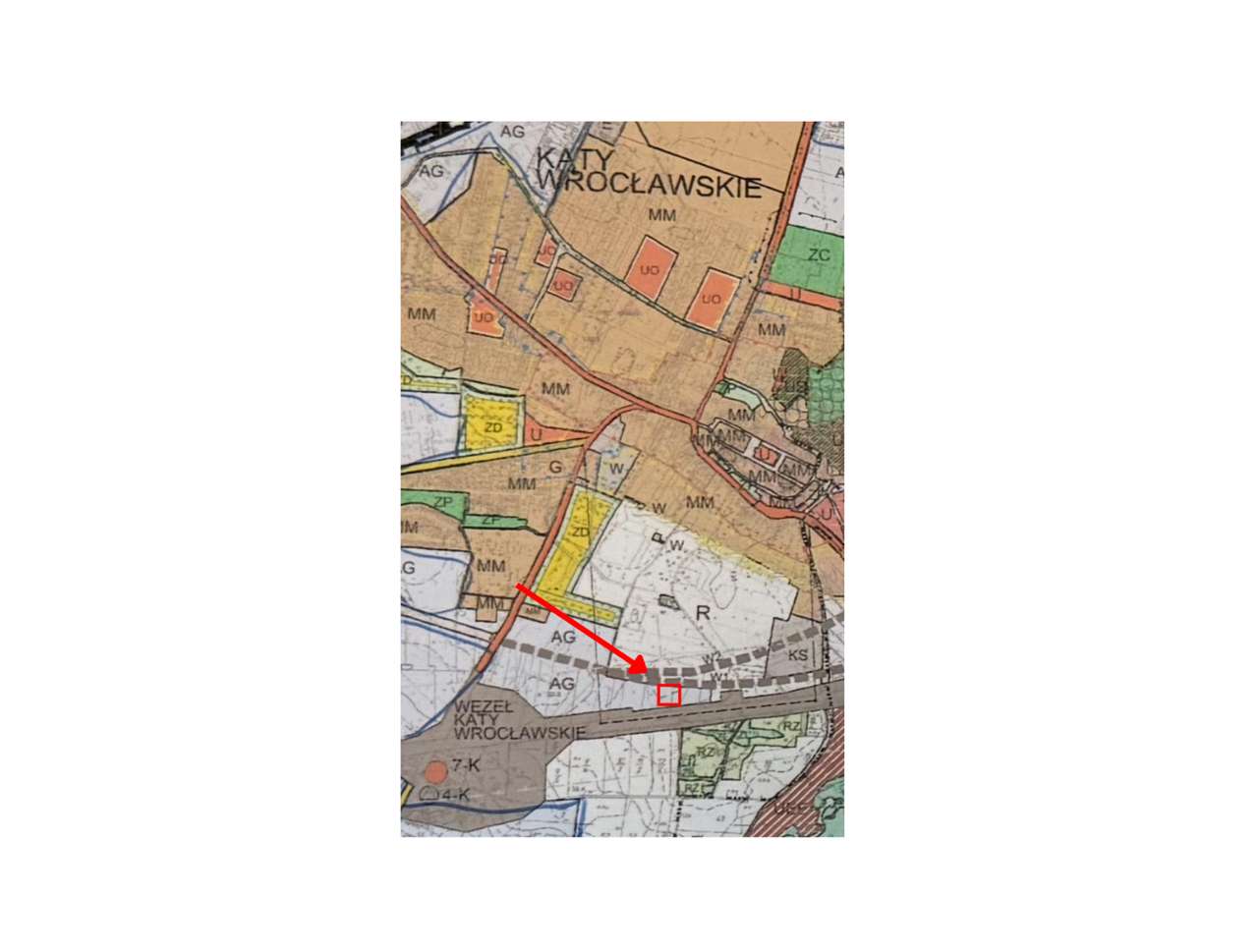 Działka komercyjna przy zjeździe z autostrady A4 Katy Wrocławskie - Pełny obrazek: 3/4