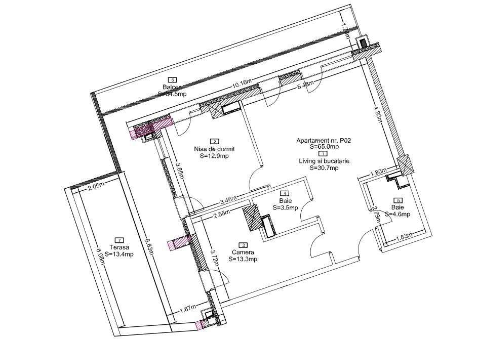 0% comision apartament cu 3 camere de vânzare ansamblu premium-11