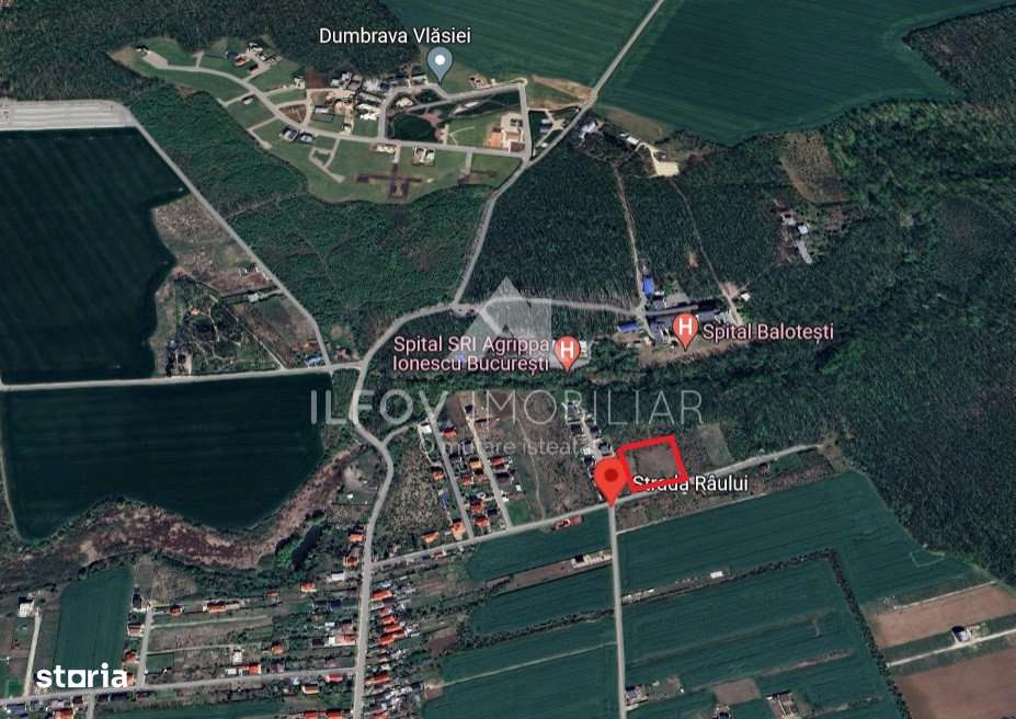 Teren intravilan Balotesti 9782mp 96ml deschidere langa padure - Imagine principală: 2/7