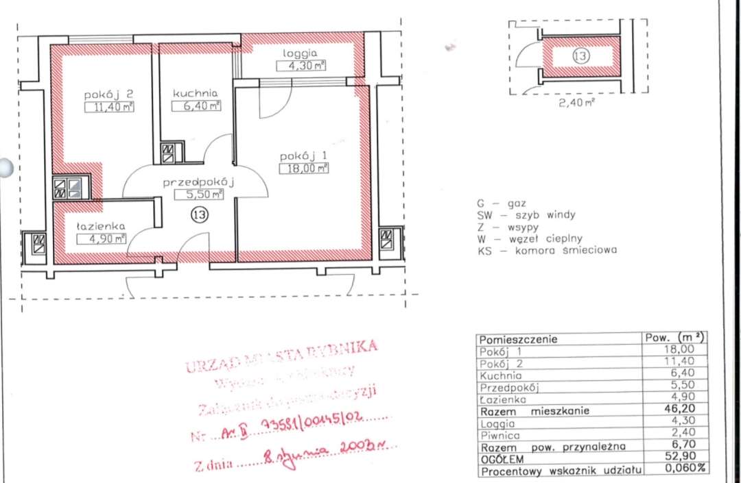 Na sprzedaż mieszkanie w Rybniku-7
