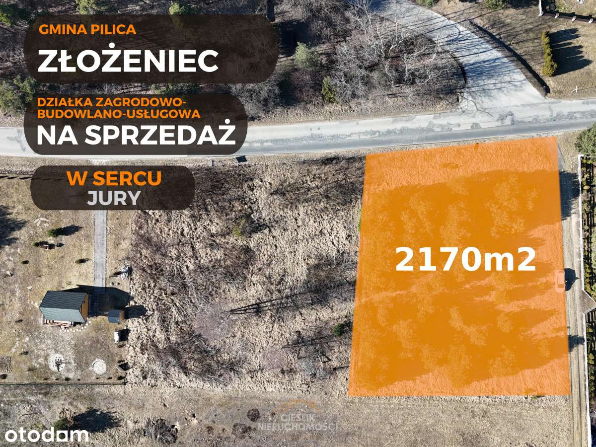 Zbuduj dom w Jurze! Działka 2 170 m² na sprzedaż-0