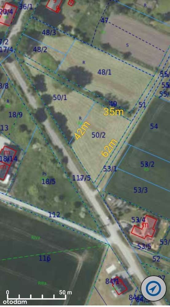 Milejowice działka 1900 m2