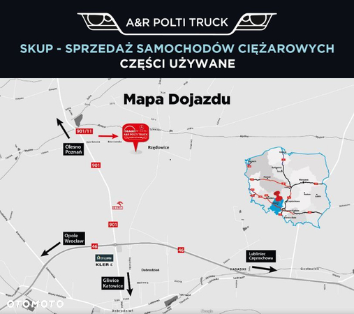 PIASTA R22.5 PRZÓD MERCEDES ATEGO 1823,2528 ACTROS - 3