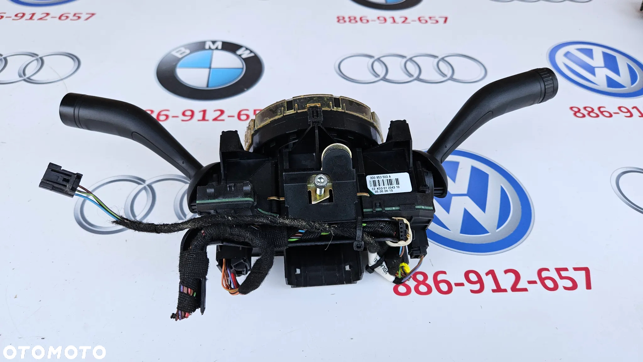 VW PHAETON 3D Przełącznik zespolony Pająk Manetki Taśma 3D0953549D 8E0953541D - 8