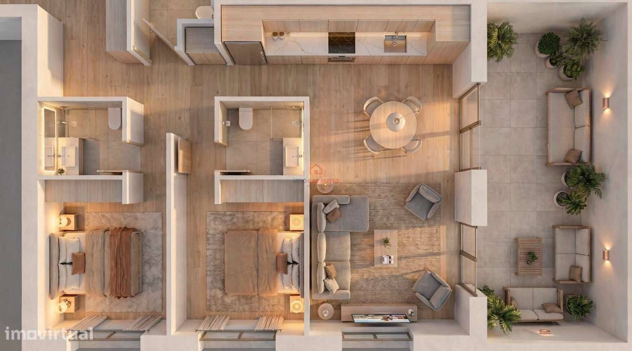 Apartamentos T2 Novos em Construção desde 235.000€ em Meixomil, Paços-4
