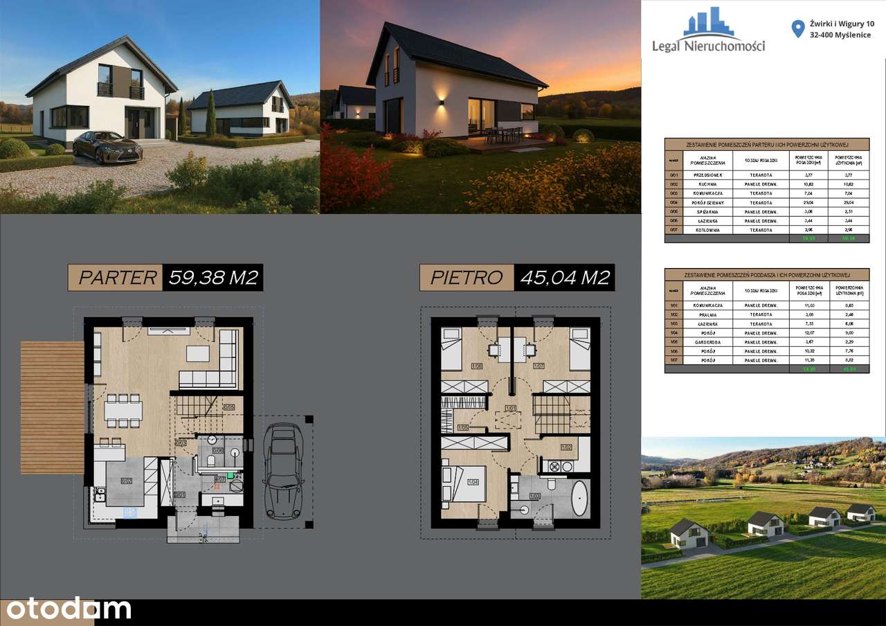 PROMOCJA - 4 nowoczesne domy jednorodzinne w Zasani - Pełny obrazek: 4/14