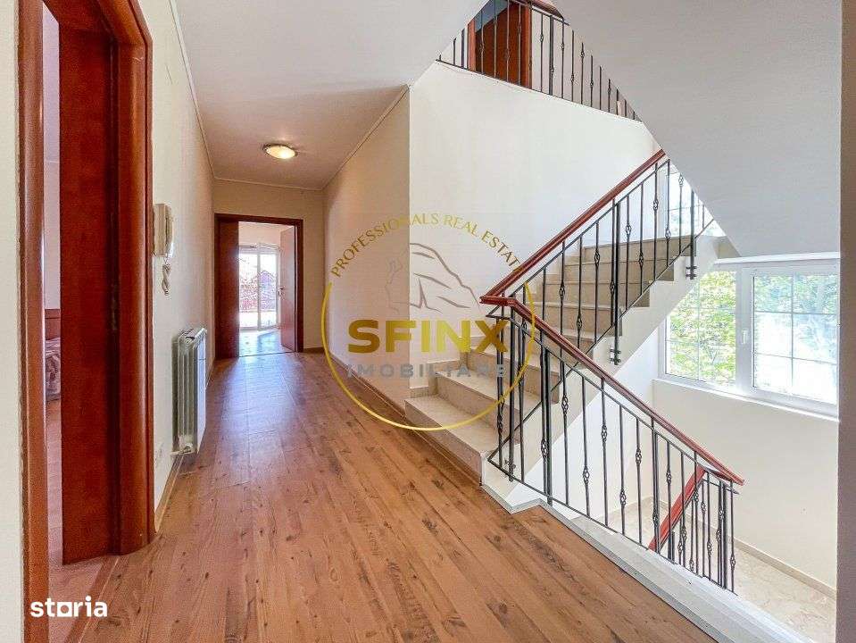 Vila cu piscina 420 mp construiti, teren 828 mp Domnesti, comision 0-13