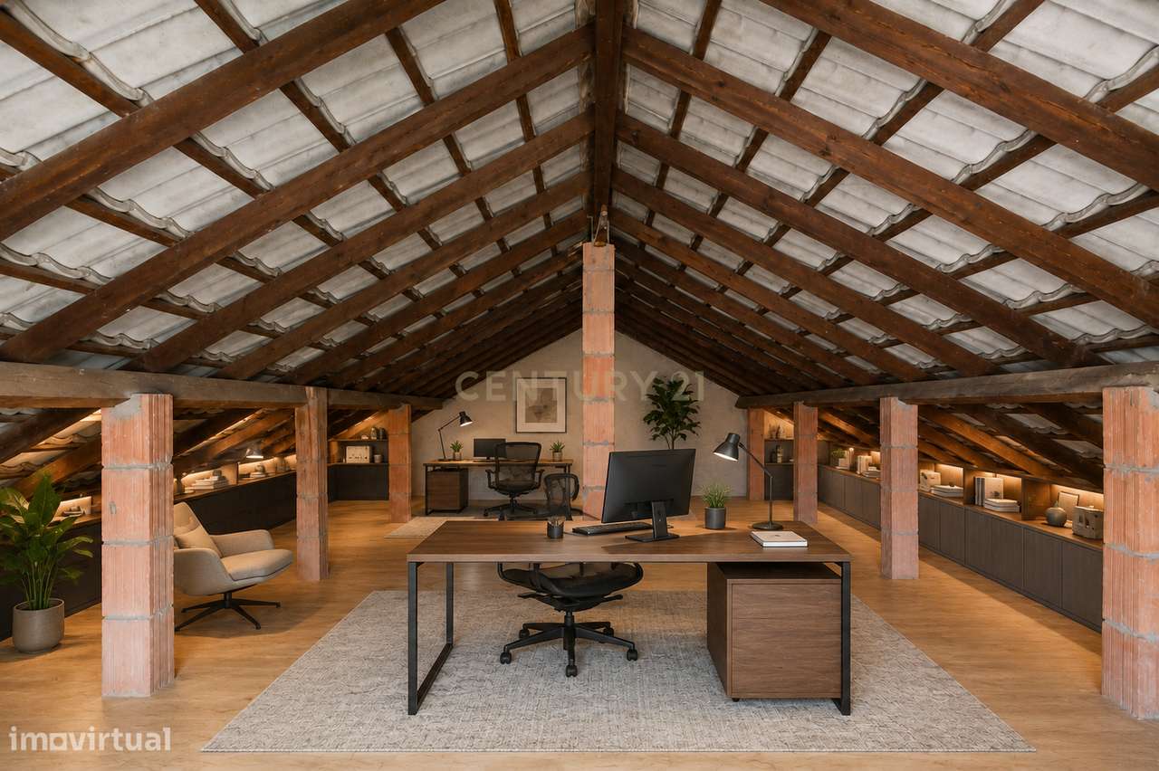 Moradia T2 Renovada, com 119 m² de Logradouro-14