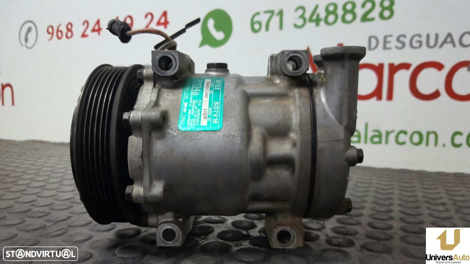 COMPRESSOR DE AR CONDICIONADO FIAT STILO (192) 1.8 16V DYNAMIC - 9