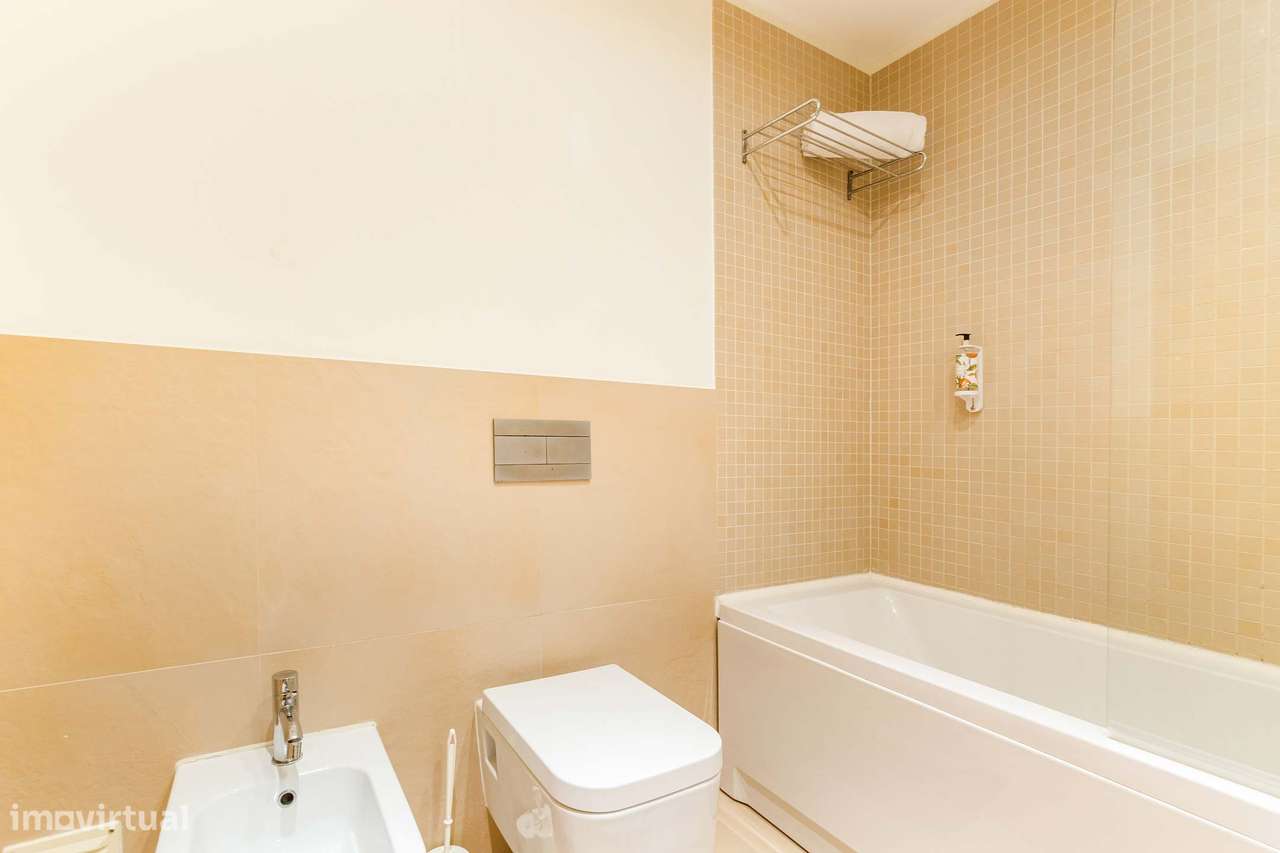 Elegante Apartamento T1 com agradável varanda em Resort-16