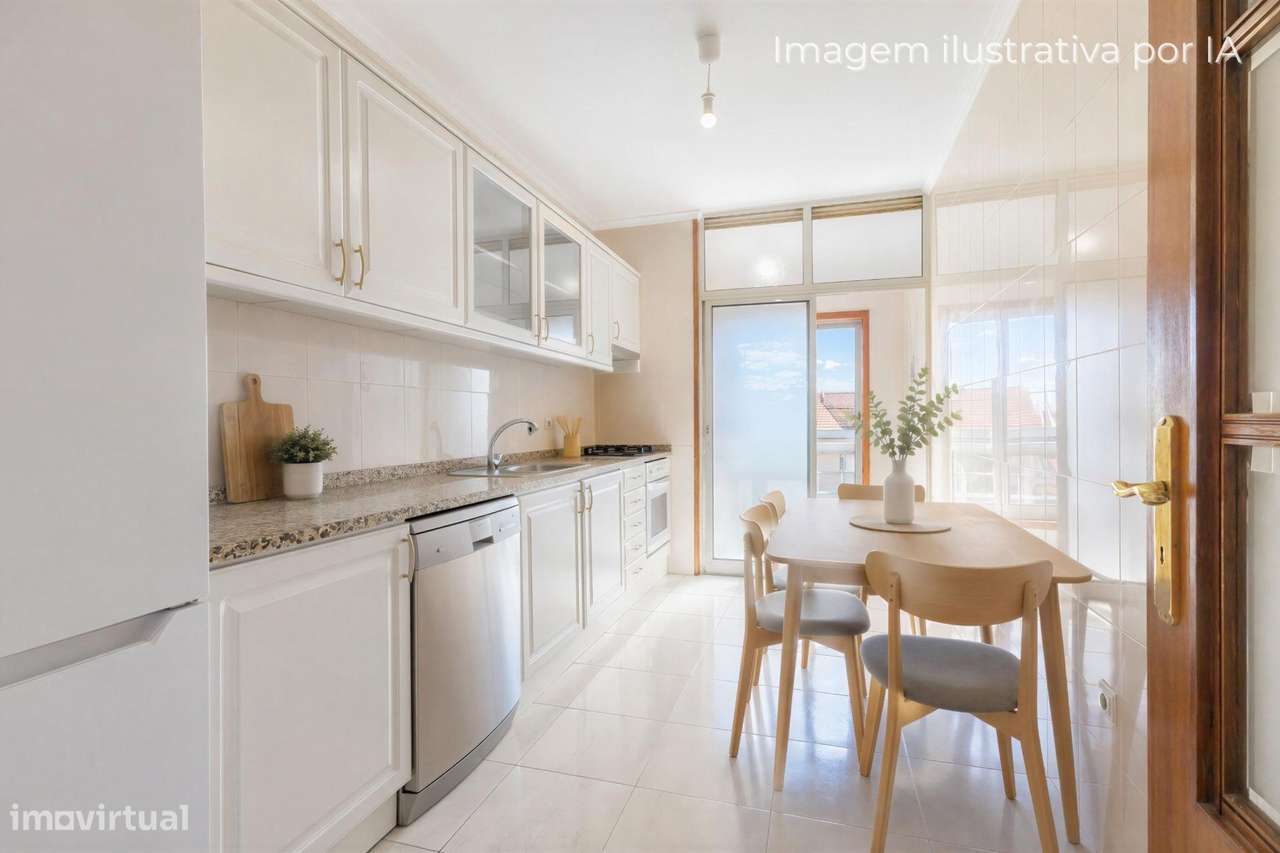 Apartamento T3 com Duas Garagens Fechadas em Águas Santas, Maia-9