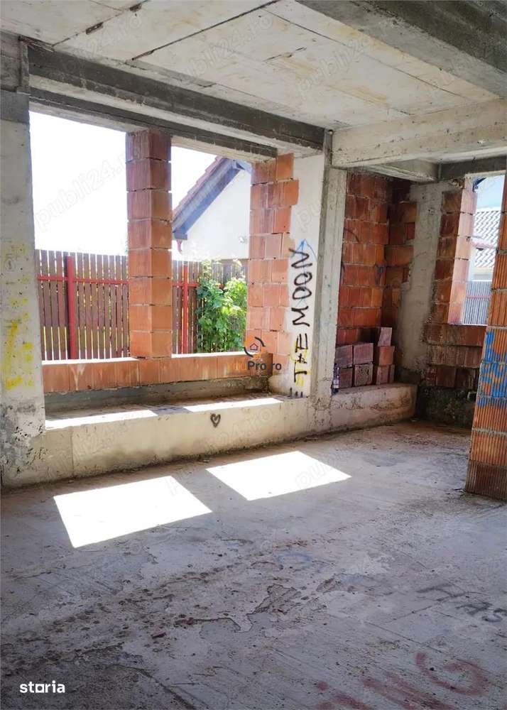 Teren plus casa in constructie la rosu Mosnita Veche - Imagine principală: 2/6