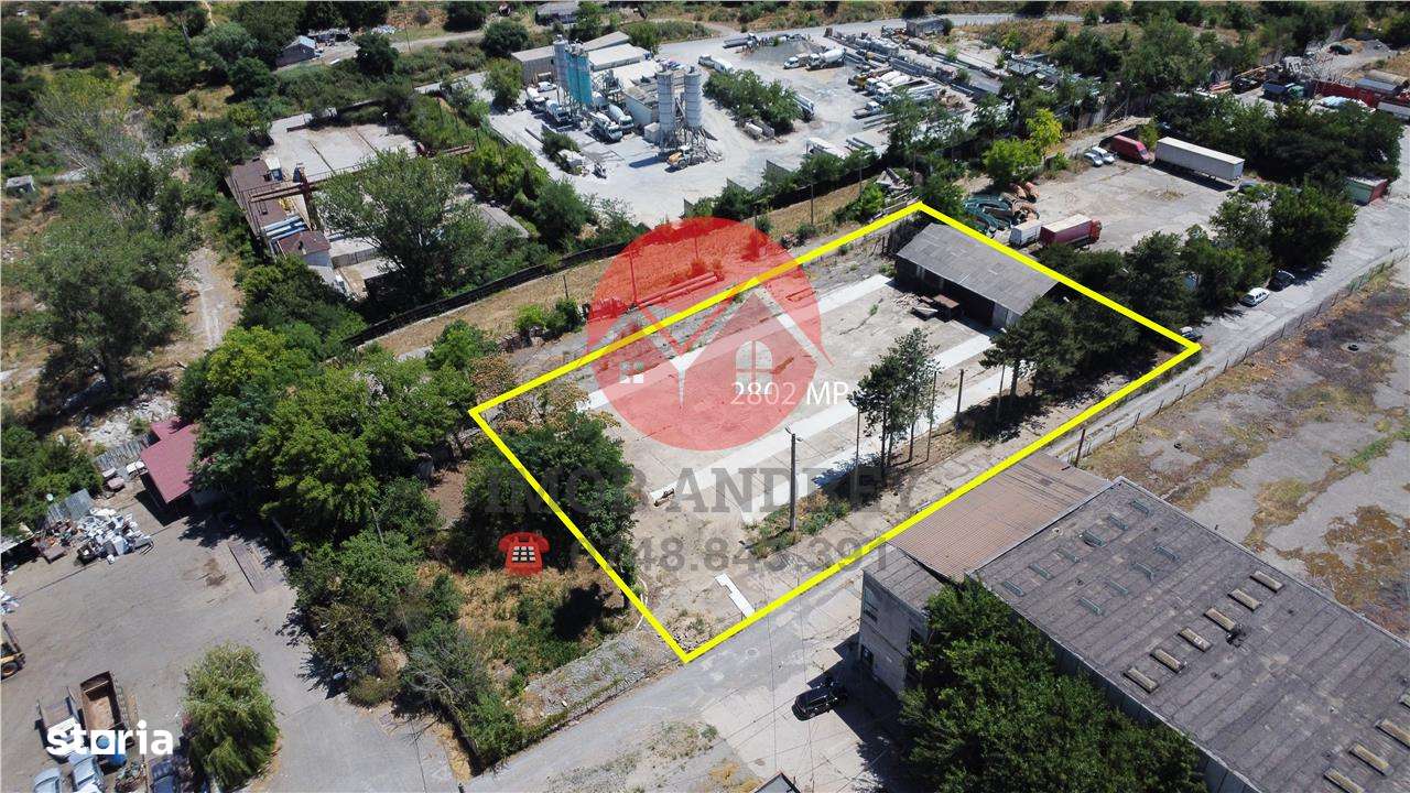 Teren 2802 mp, utilitati complete, acces TIR, ideal afacerehala - Imagine principală: 1/1