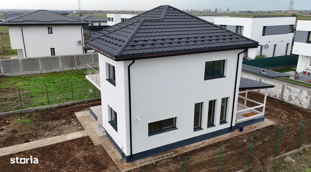 Casă Modernă 4 Camere cu 375 mp și Terasă Acoperită în Berceni, Ilfov-0