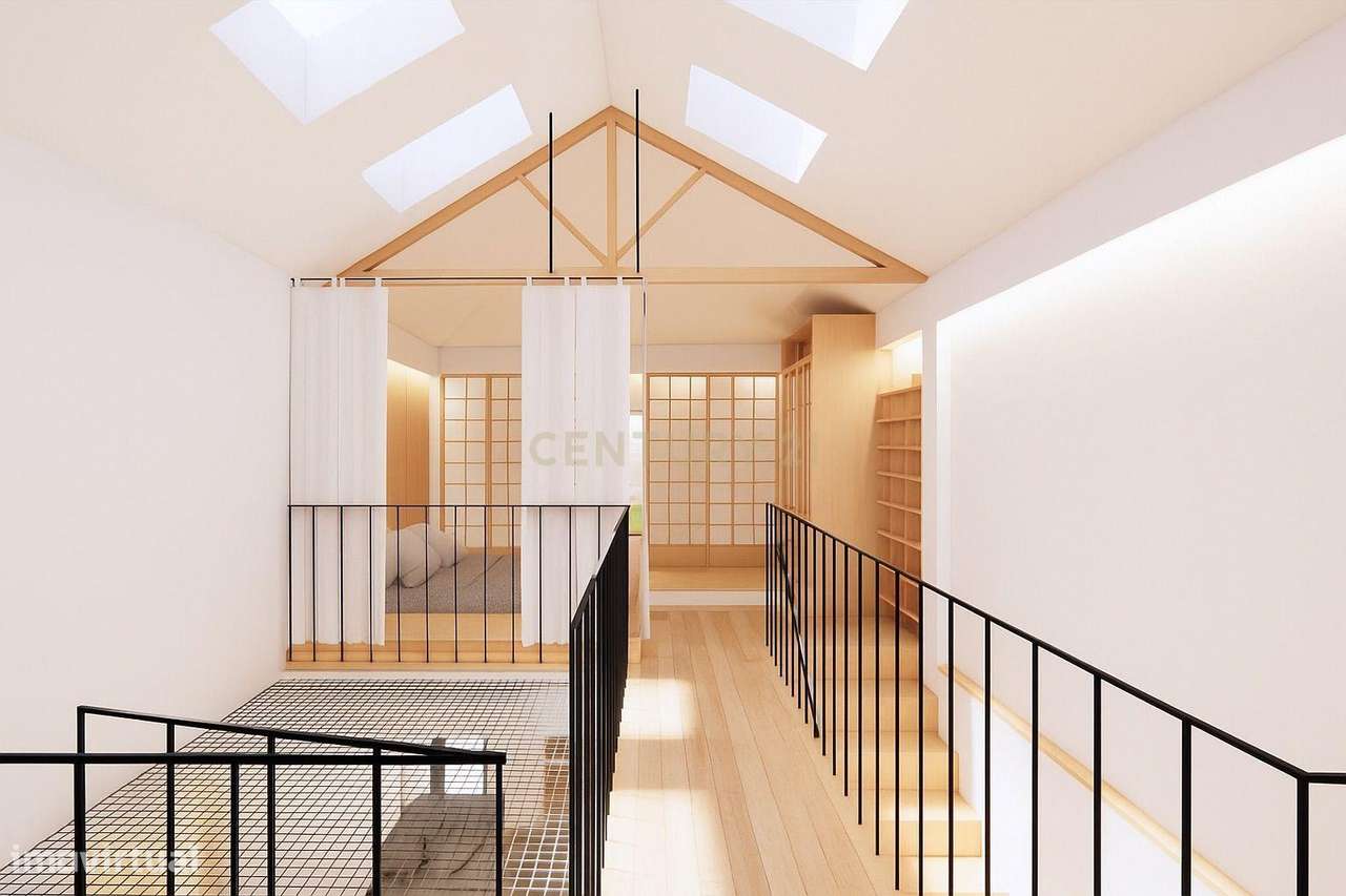 Moradia de Design T1+1 com Fachada em Pedra e Projeto Aprovado – Centr-4