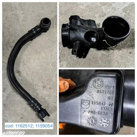 Anexe motor bmw 740XD G11 G12 G14 G15 G16 G30 G31 G32 B57 D30B euro 6 diesel motorina furtun motor combustibil cablaj releu bujii gat admisie buson alimentare ulei senzor contrapresiune evacuare - 5