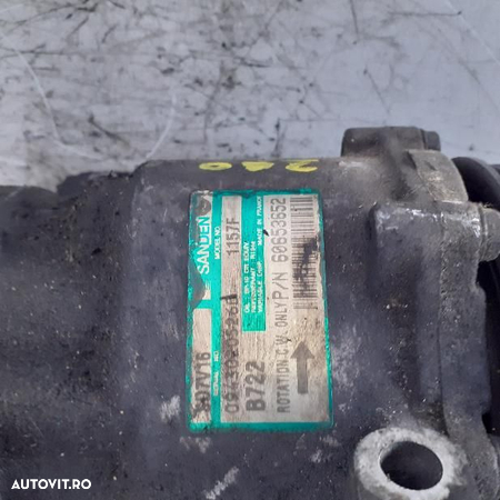 Compresor AC ALFA-FIAT-LANCIA 1.6-2.0 - 60653652 | Dezmembrari Auto Multimarca: Stoc depozit Bacau - 5