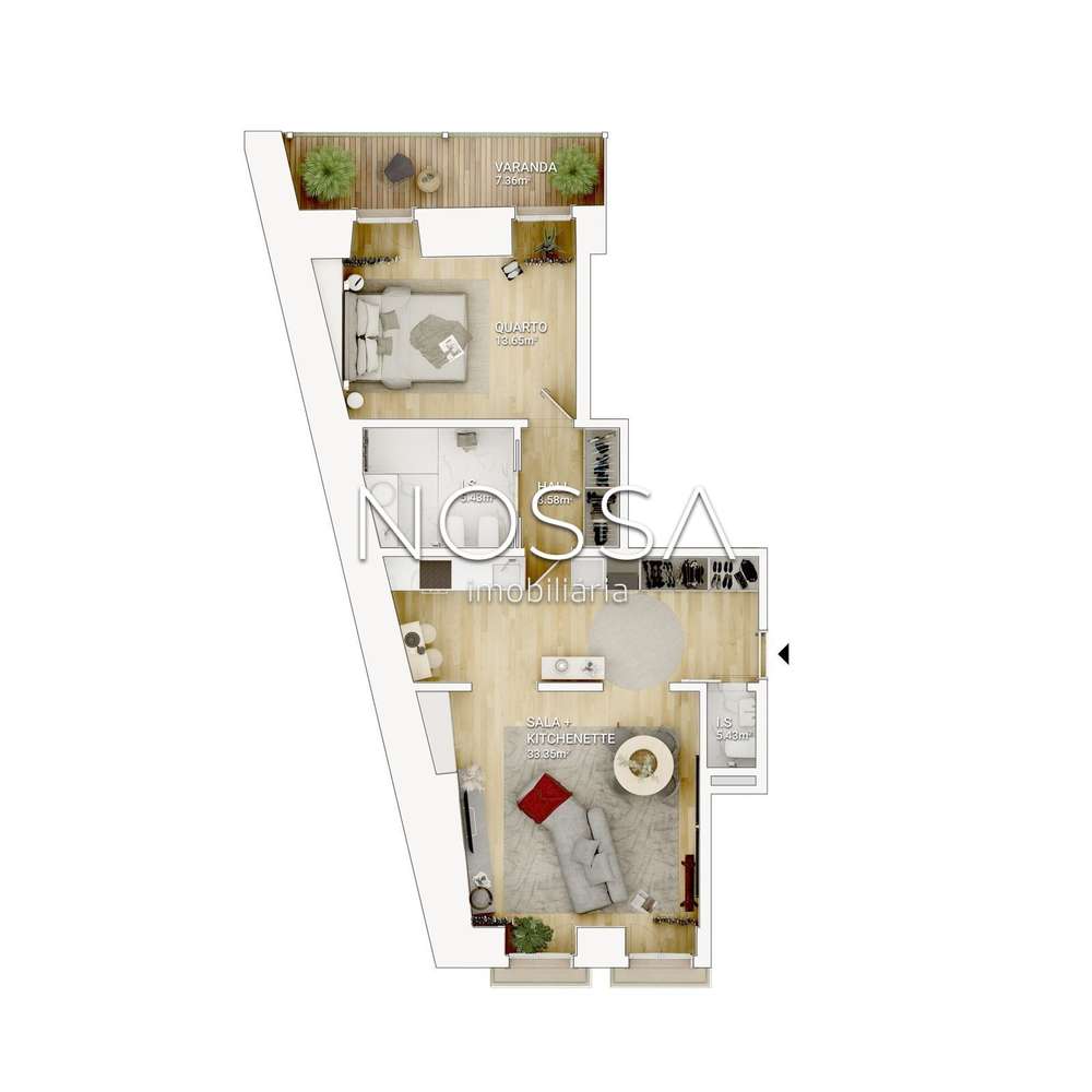 T1 EXCLUSIVO | 132m² | varanda | Rua da Alegria-21