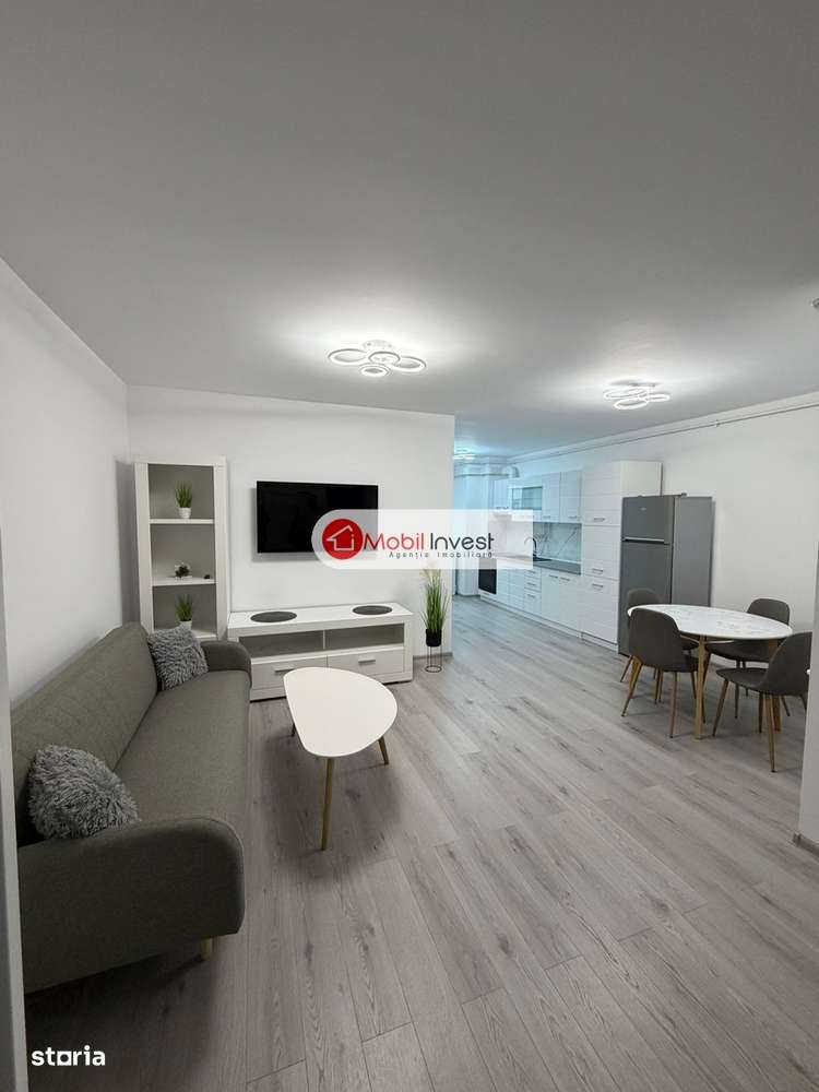 Apartament 2 Camere • Bloc Nou • Complet Mobilat & Utilat - Imagine principală: 1/5