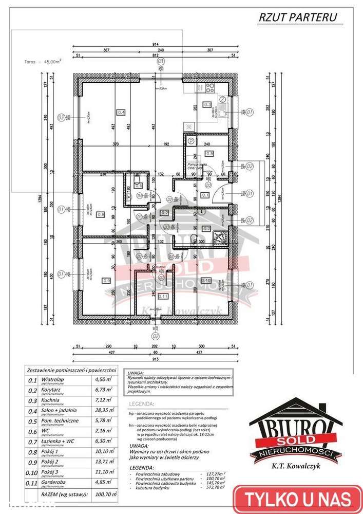 Nowy Dom Jednorodzinny – Nowa Schodnia k. Ozimka - Pełny obrazek: 5/5