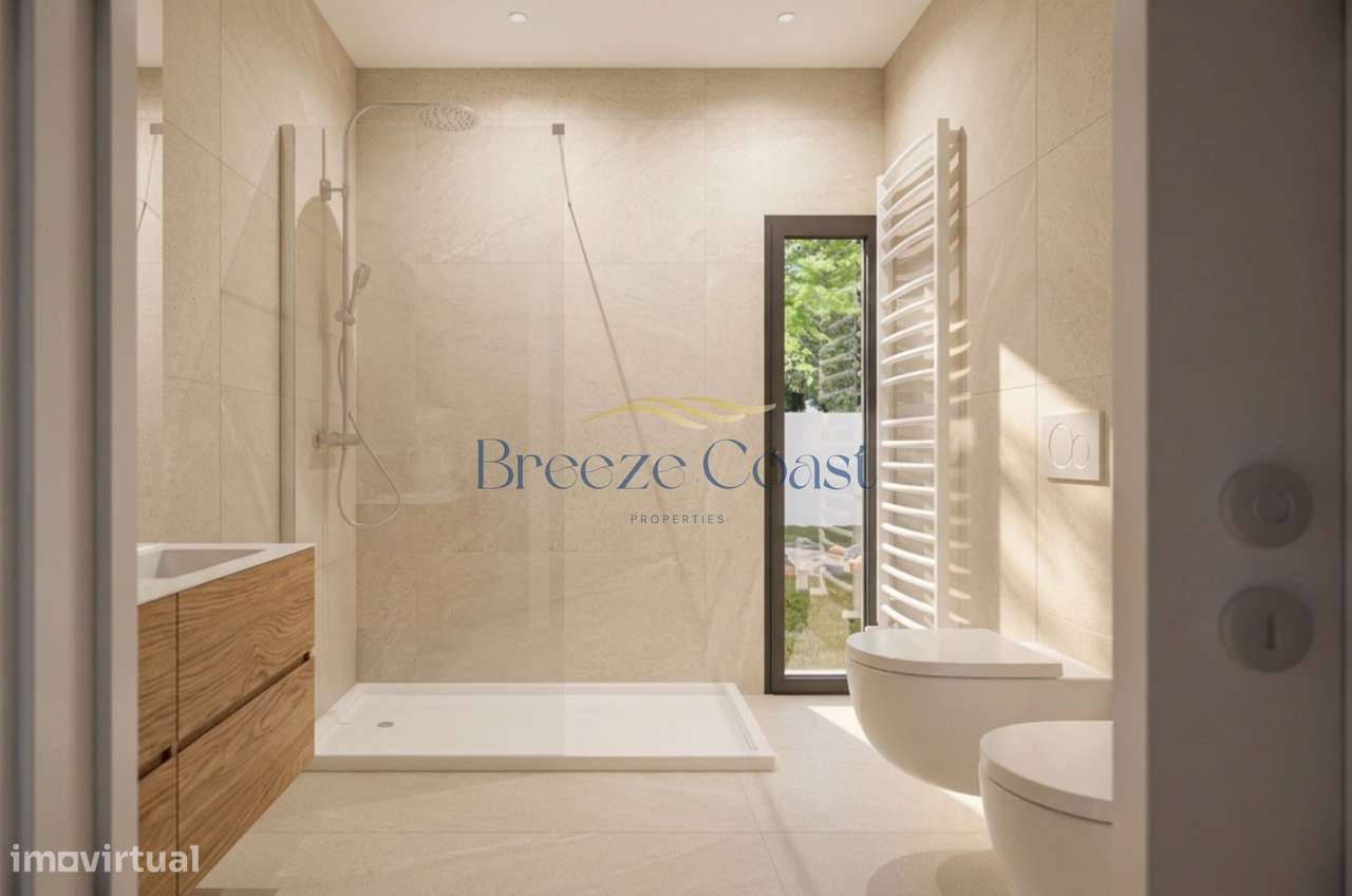 Moradia T3 com piscina privada a poucos minutos da praia-5