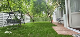 Apartament 2 camere,cu gradina,intersectia bucsinescu,mobilat,utilat