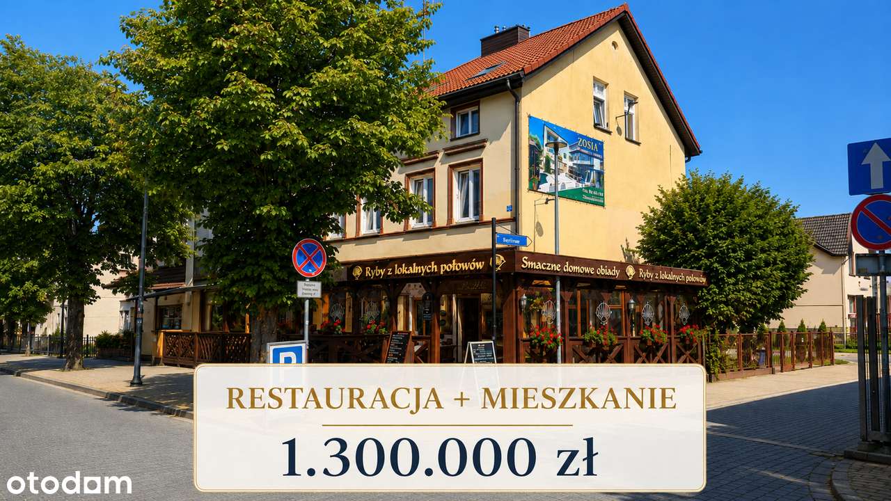 Dochodowa restauracja 250 M od plaży Darłówko Zach-0