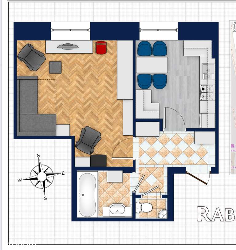 Metro Młynów 100 m • 3 m wysokości •-18