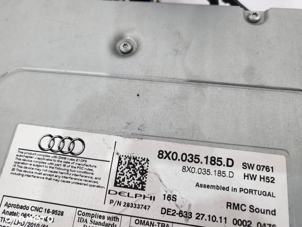 AUDI A1 NAVI NAWIGACJA 8X0035185D  8X0857273B - 6