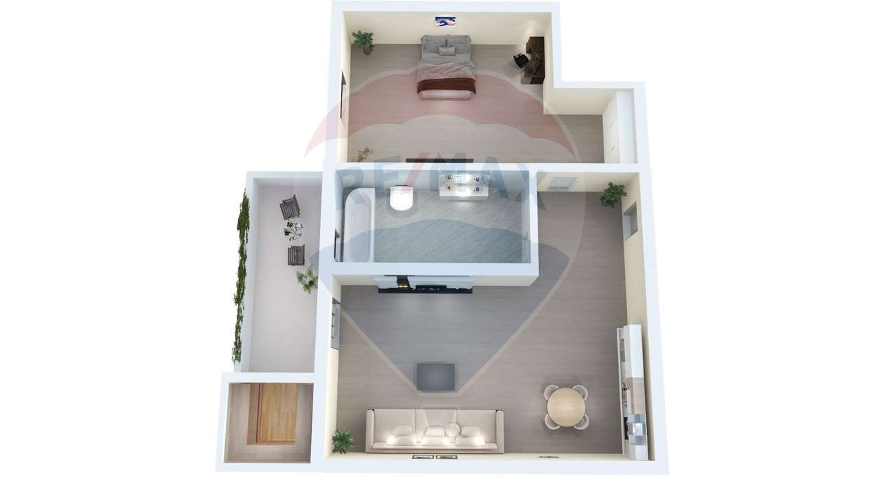 Apartament 2 camere, zonă liniștită - Imagine principală: 4/4