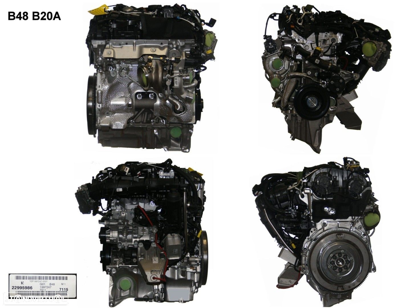Motor Completo  Novo BMW X3 (G01) xDrive 30 e Plug-in-Hybrid B48B20A - 1