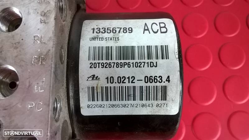 ABS - 13356789 / 10.0212-0663.4 / 10.0961-4522.3 / 10.0619-3651.1 [Opel Astra J... - 3