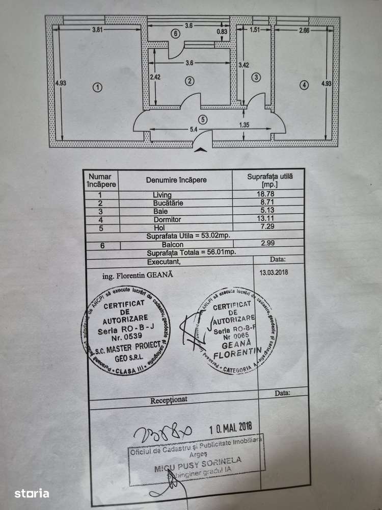 2 camere Gavana, bloc nou, etaj 1-10