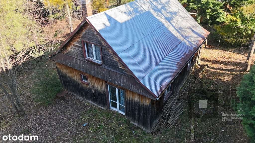 Działka z domem do remontu przy Parku narodowym-5