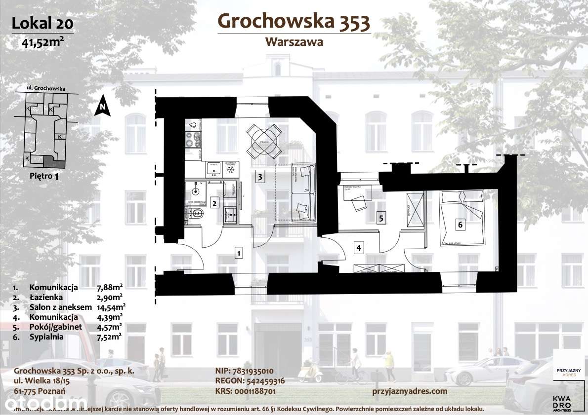 Kamienica & Oficyna Grochowska 353-2