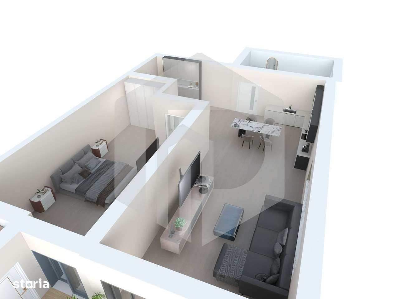 Apartament | 2 Camere | Lacul lui Binder | 43mpu | La cheie - Imagine principală: 5/7