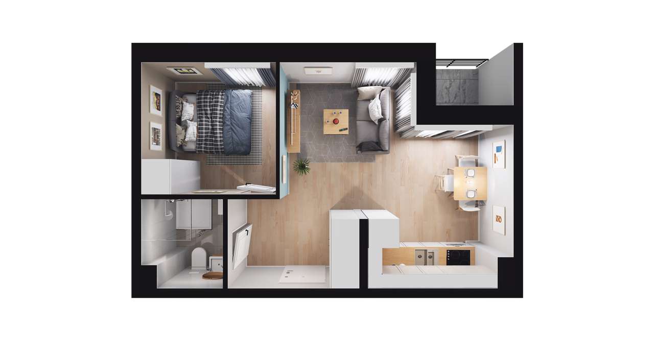 Nowa 32 | mieszkanie 2-pok. | 22 - Pełny obrazek: 3/9