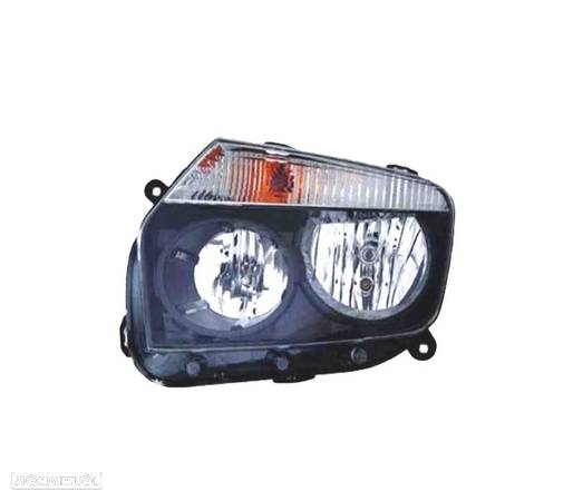 FAROL ESQ OPTICAS PARA DACIA DUSTER 10- FUNDO PRETO - 1