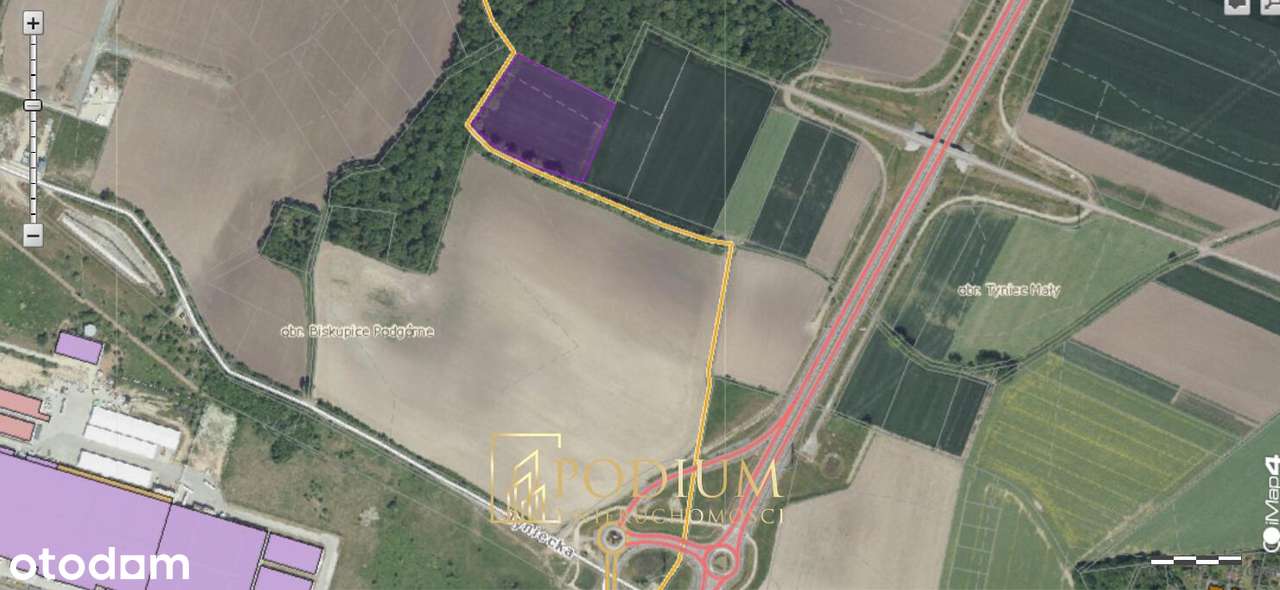 Działka z potencjałem inwestycyjnym pomiędzy LG i Nestle Purina-1