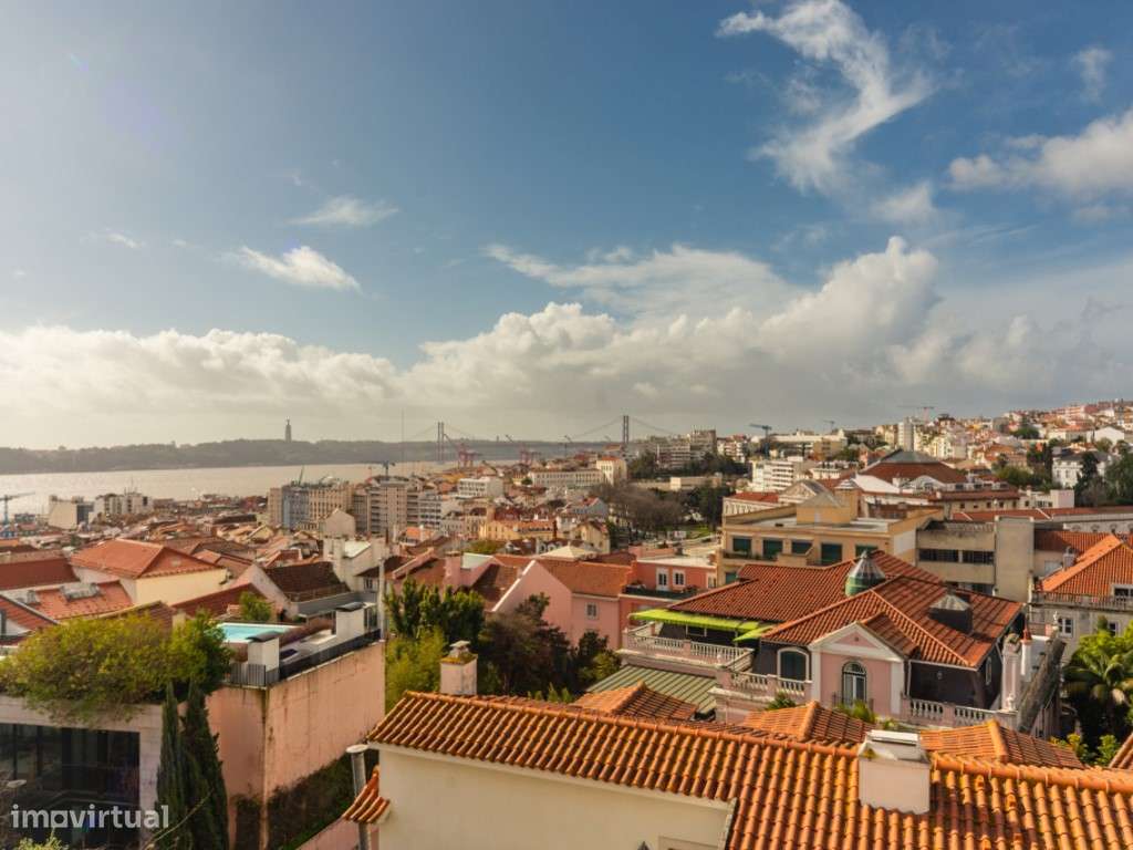 Charmoso apartamento T2 no Príncipe Real, com vistas verdadeirament...-5