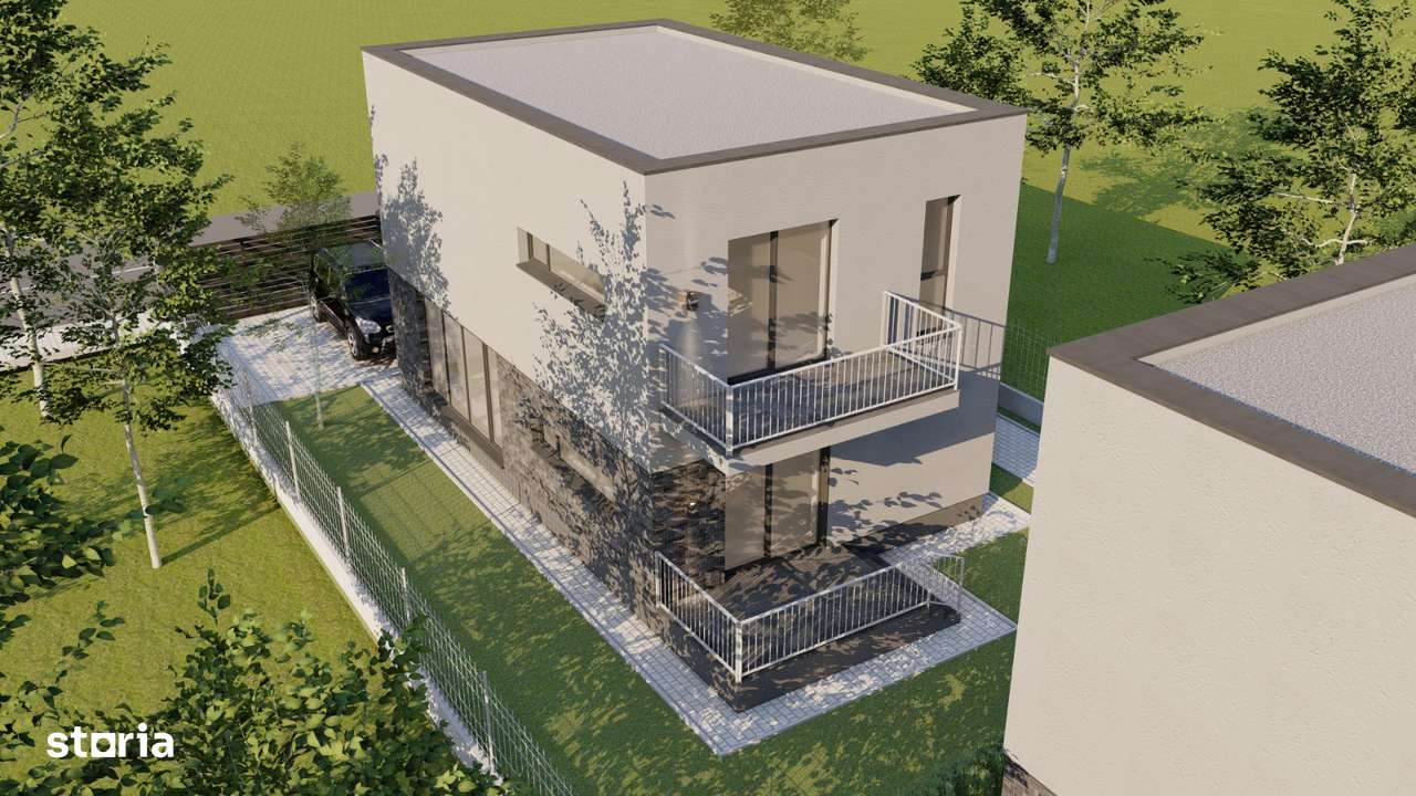 Casa futurista individuala P+1. Pozitie stradala. - Imagine principală: 5/20